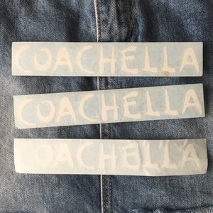 Authentic Coachella Stickers